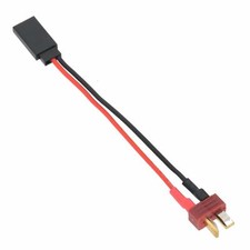 Deans Nylon T Plug Male to JR Futaba Female Adapter 20awg 10cm Wire for RC Model