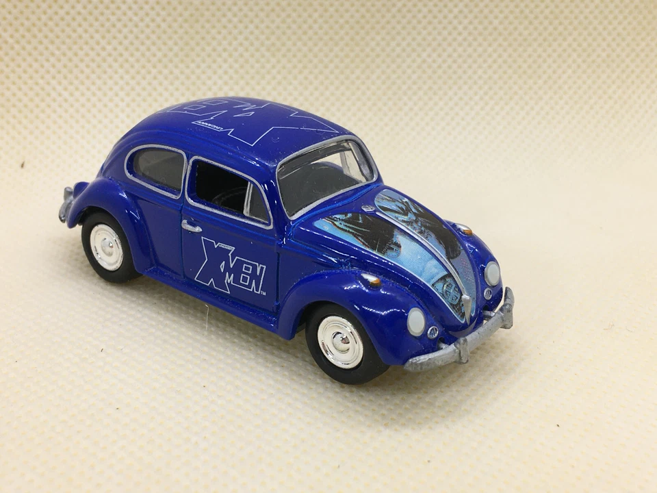 X-MEN VW ESCARABAJO con RR (azul) escala 1/64 -- Johnny Lightning Foto 2 de 4