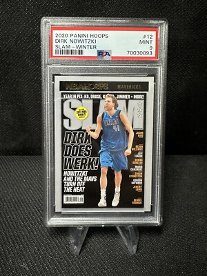 2020-21 Panini NBA Hoops Winter Dirk Nowitzki SLAM Magazine #12