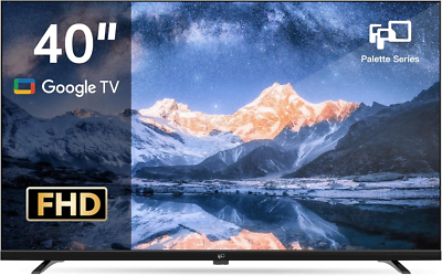 FPD 40-Inch Smart TV, 1080P Google TV with Google Play Built-In