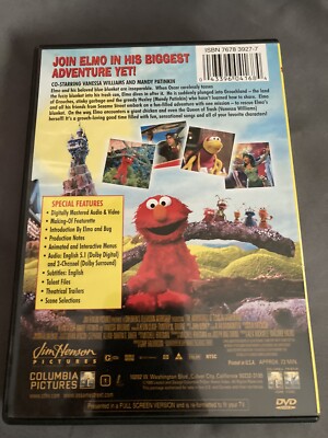 2 movies: The Adventures of Elmo in Grouchland DVD and Yo GABBA