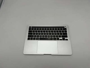 Macbook Pro 13" A2251 2020 Topcase QWERTY Akku Tastatur Silber #T755