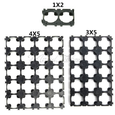1/2/10PCS 18650 Battery 1x2 3x5 4x5 Cell Spacer Shell Pack Plastic Heat Holder