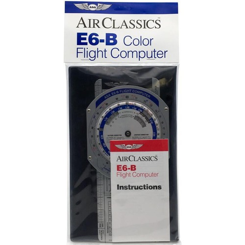 ASA AirClassics E6-B Color Flight Computer - Aluminium - ASA-E6B-COLOR - Picture 2 of 2