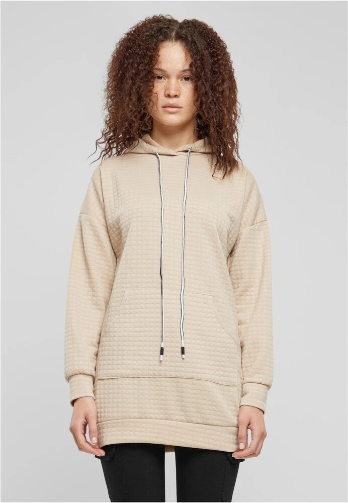 SACAI Felpa con cappuccio donna Cloud5ive con motivo struttura diamante e borsa per canguro 5130CL5