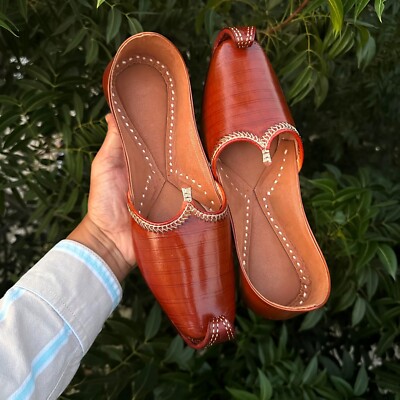 Casual Punjabi Jutti for Men Ethnic Sherwani Footwear Khussa Shoes DD856 