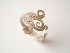 Cutlery Jewelry Fork Bracelet Silver Plated Art 69.4 G