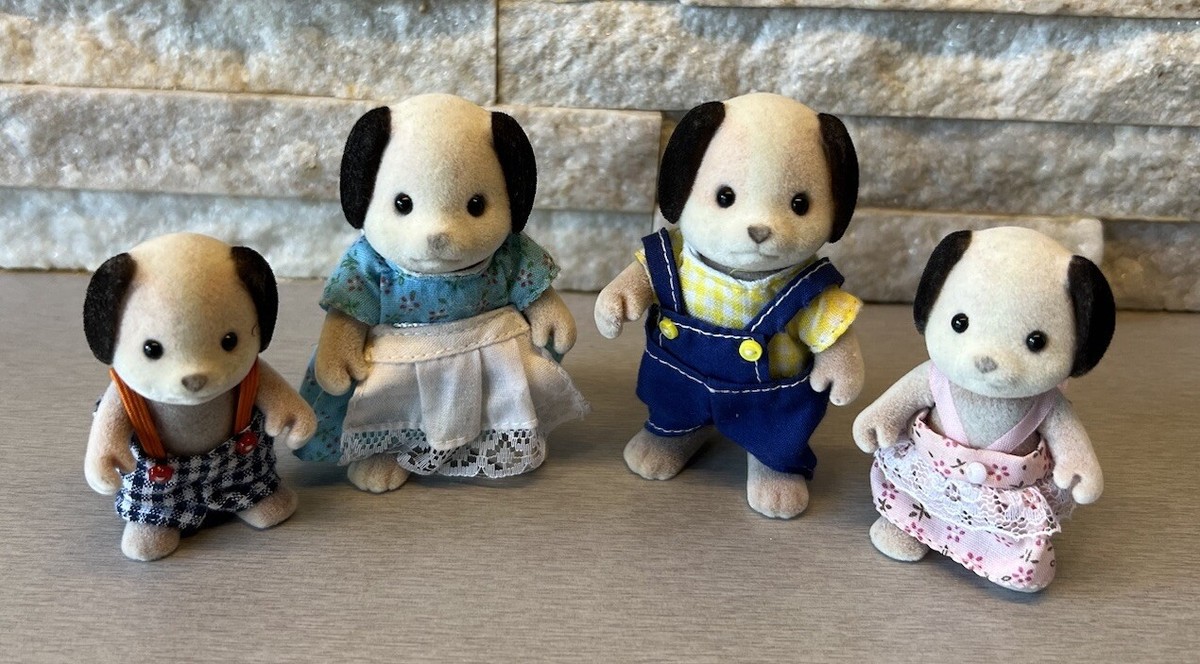 Sylvanian Families Beagle Dog Family Rare Tomy Calico Critters Great Flair
