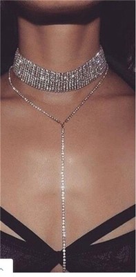 chunky diamond necklace
