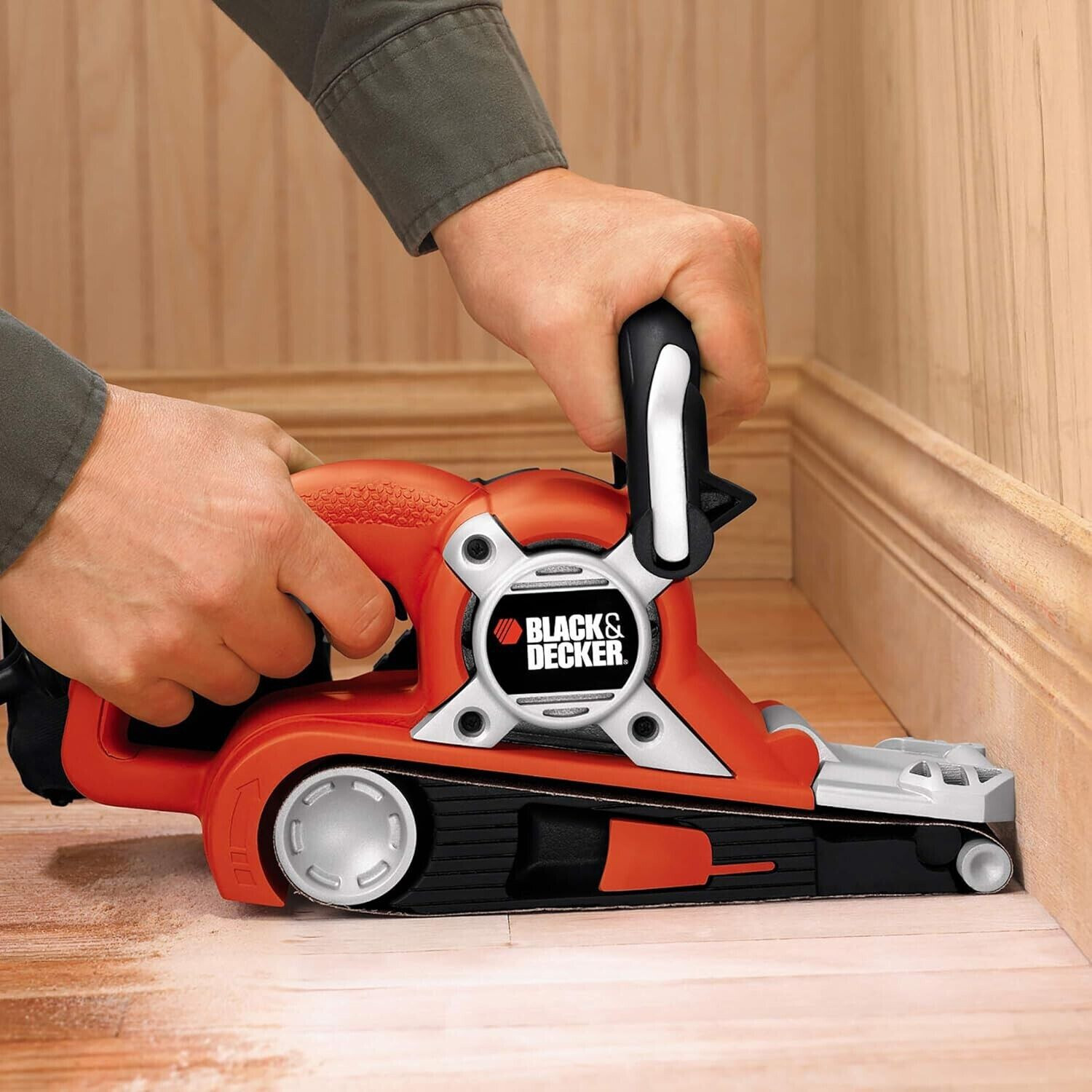 Black & Decker KA88GB Belt Sander, 240v Corded Electric, Floor Door