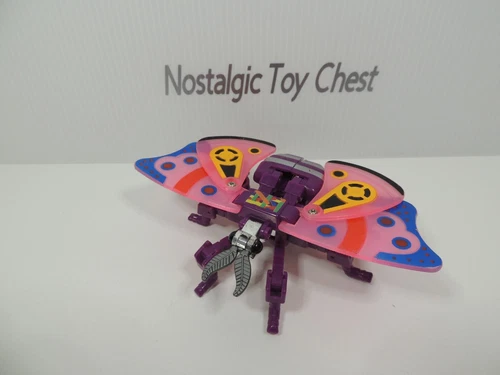 World Invading Insects Purple Rainbow Moth Figure Vintage 1980s LH V