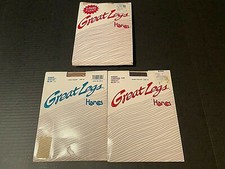 Lot of 5 Pair of Hanes Great Legs Pantyhose Mixed Colors Size EF Lot B