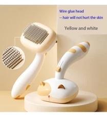 Pets Hair Grooming Massage Deshedding Cleaning Brush & Hair Remover Dog Cat Comb