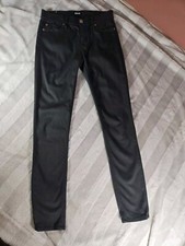 Hudson Jeans Womens Nico Mid-Rise Super Skinny Ankle Stretch Dark Gray 26 X 27