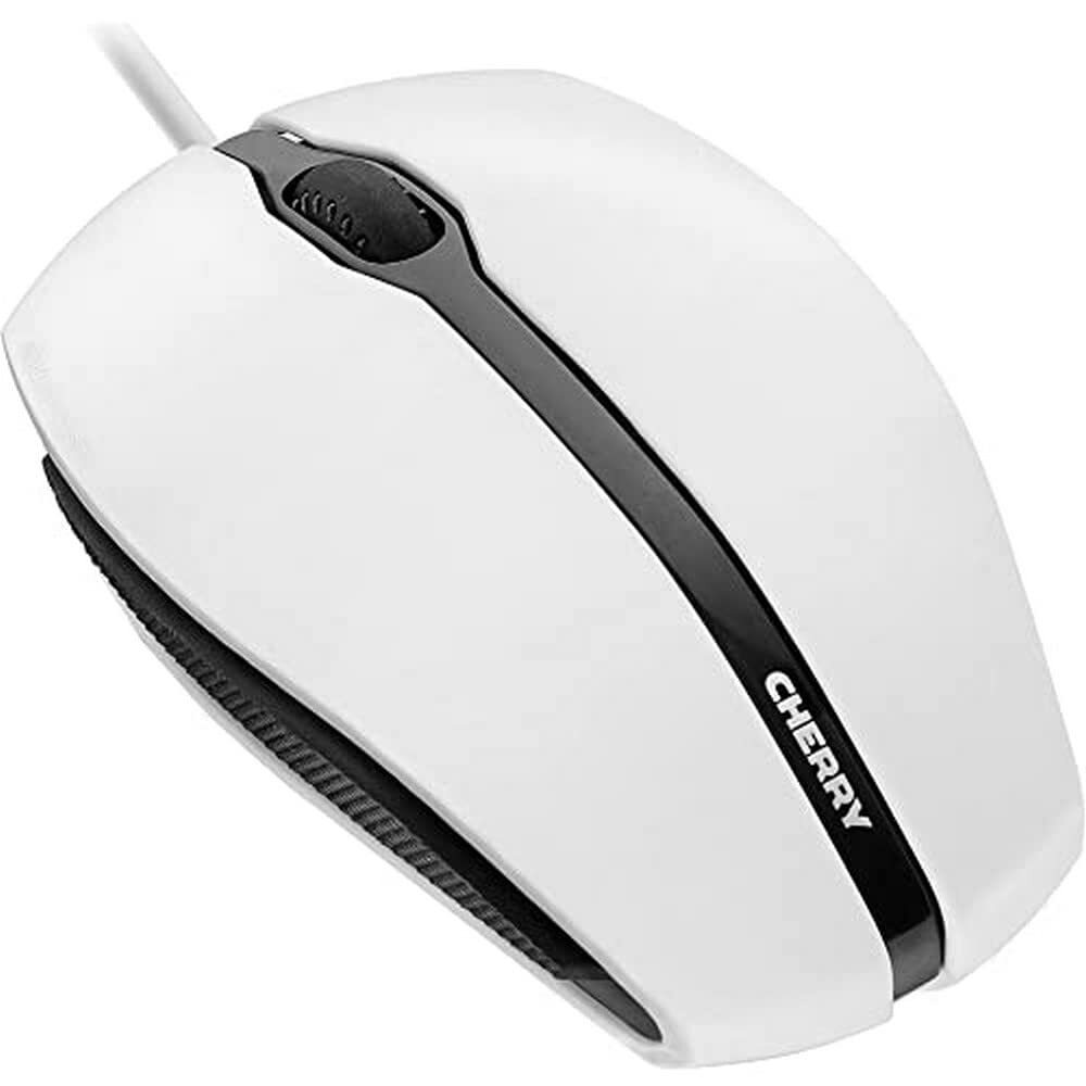 Cherry Gentix USB Wired Optical Mouse Scroll Wheel 1000dpi Pale Grey JM-0300-0 S