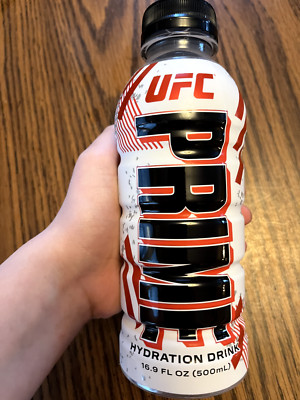 Sealed Prime Hydration UFC White Always On US Limited Exclusive Bottle Drink KSI