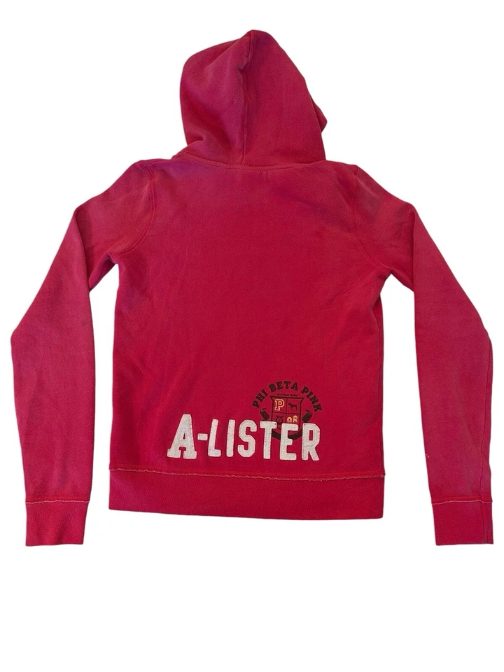 VS PINK A-Lister 2-Piece Tracksuit sweatshirt (L)  & Pants (M) Red - Image 3 of 4