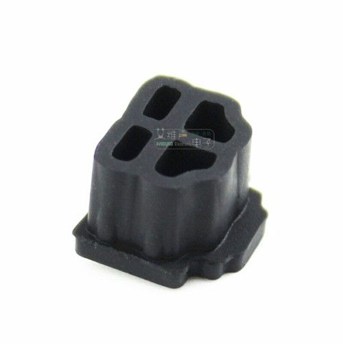 10 piezas TEL RJ11 hembra enchufe polvo impermeable protección silicona cubierta FCG-RJ11 - Imagen 3 de 8