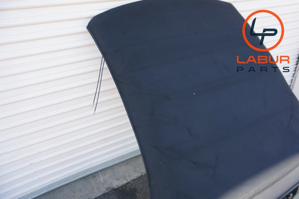 W209 03-09 Mercedes Clase CLK Convertible Techo Blando con Cristal Negro SR98 Foto 4 de 4