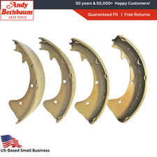 For 1957-1958 Plymouth Front & Rear 11x2" Drum Brake Shoes & Lining Assemblies