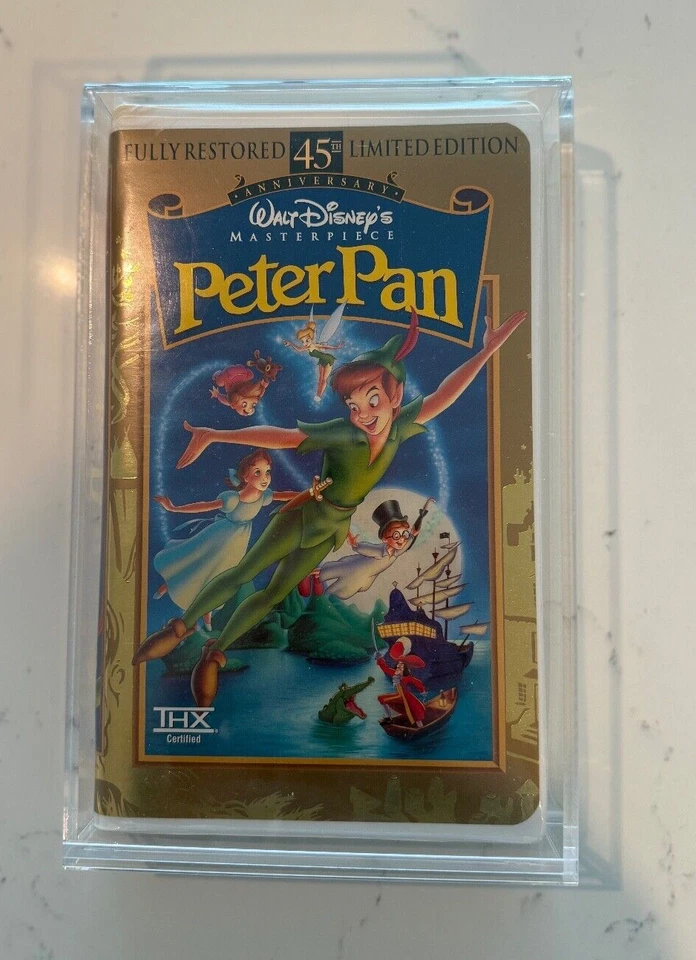 Peter Pan (VHS, 1998) Masterpiece Collection 45th Anniversary Limited Edition — 第 4/4 张图片