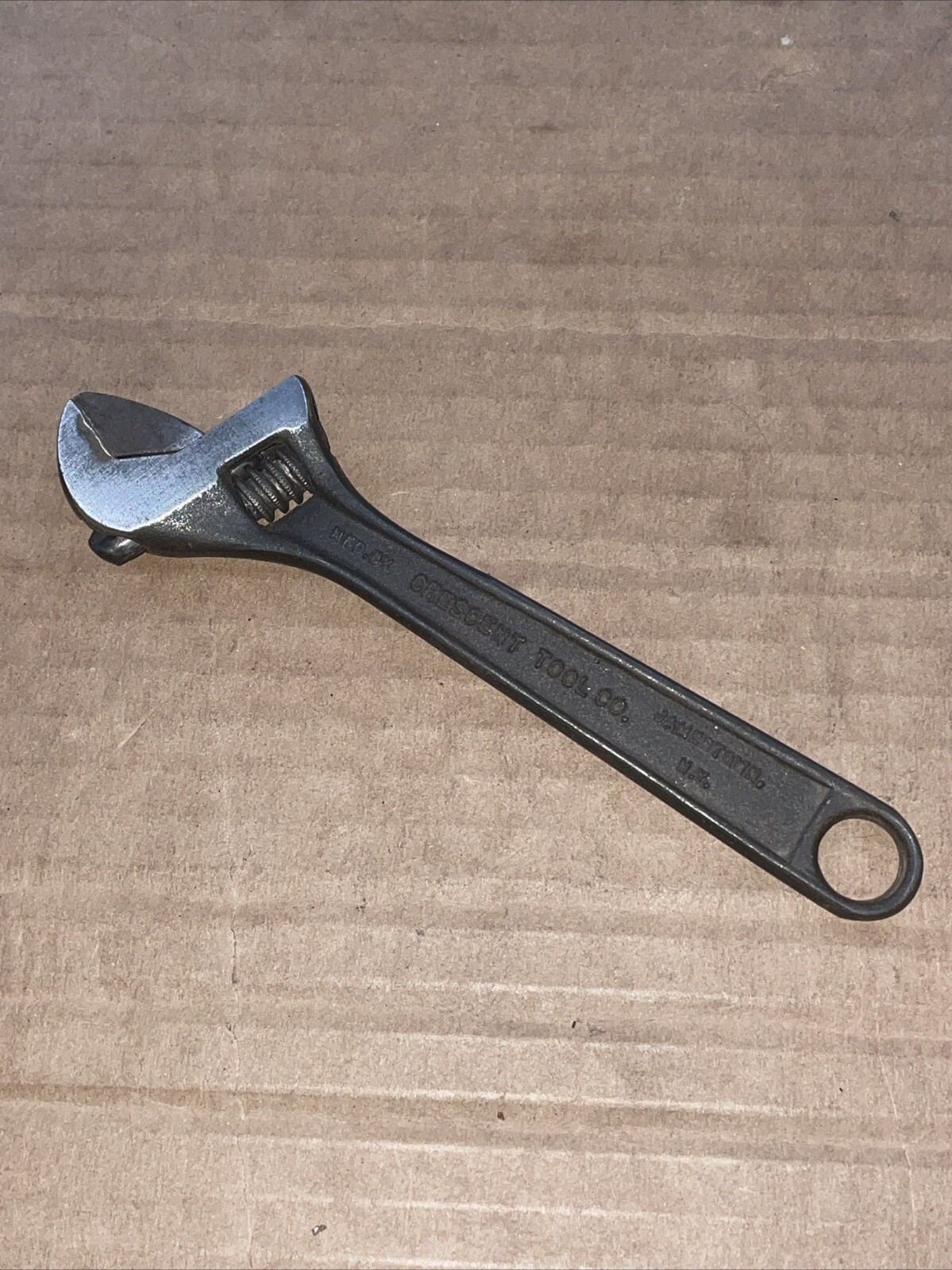Crescent AT16 Adjustable Wrench - 6-inch Black Oxide Finish - Vintage USA