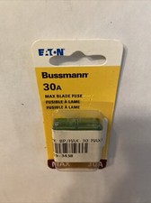 Bussmann BP/MAX-30-RP Max Blade Fuse Auto Marine RV Camper 30A