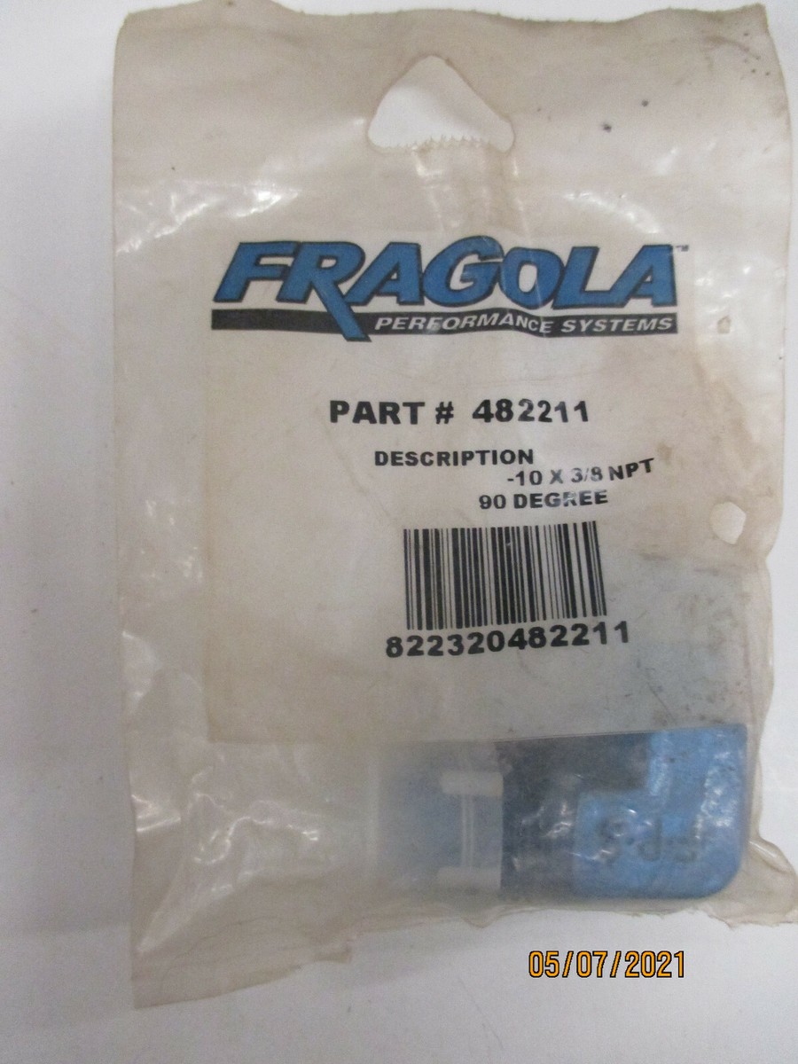 Fragola 90-Degree Adapter Fitting #10 x 3/8 MPT Black 482211-BL Fragola 90-Degree Adapter Fitting #10 x 3/8 MPT Black 482211-BL