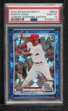 2020 Bowman Chrome Draft Sapphire Edition Masyn Winn #BD-59 PSA 10 GEM MT 7lm