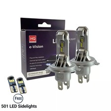 HQ Automotive e-Vision H4 Headlight LED Bulbs for CHEVROLET Sonic Hatch 2011–201