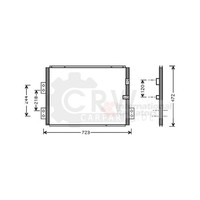 Kondensator Klimaanlage FüR Toyota Hiace IV Bus 2.5 D-4D 4WD