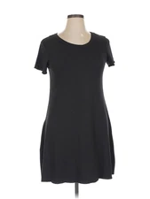 Justify Women Black Casual Dress XL