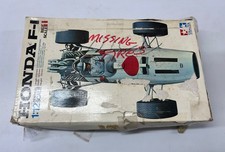 TAMIYA 1:12 Scale Series HONDA F-1 Plastic Model Kit Vtg FormulaCar - INCOMPLETE