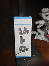 NEEWER Dual Ball Head Magic Arm with Double Super Clamp Camera Mount Cold Shoes