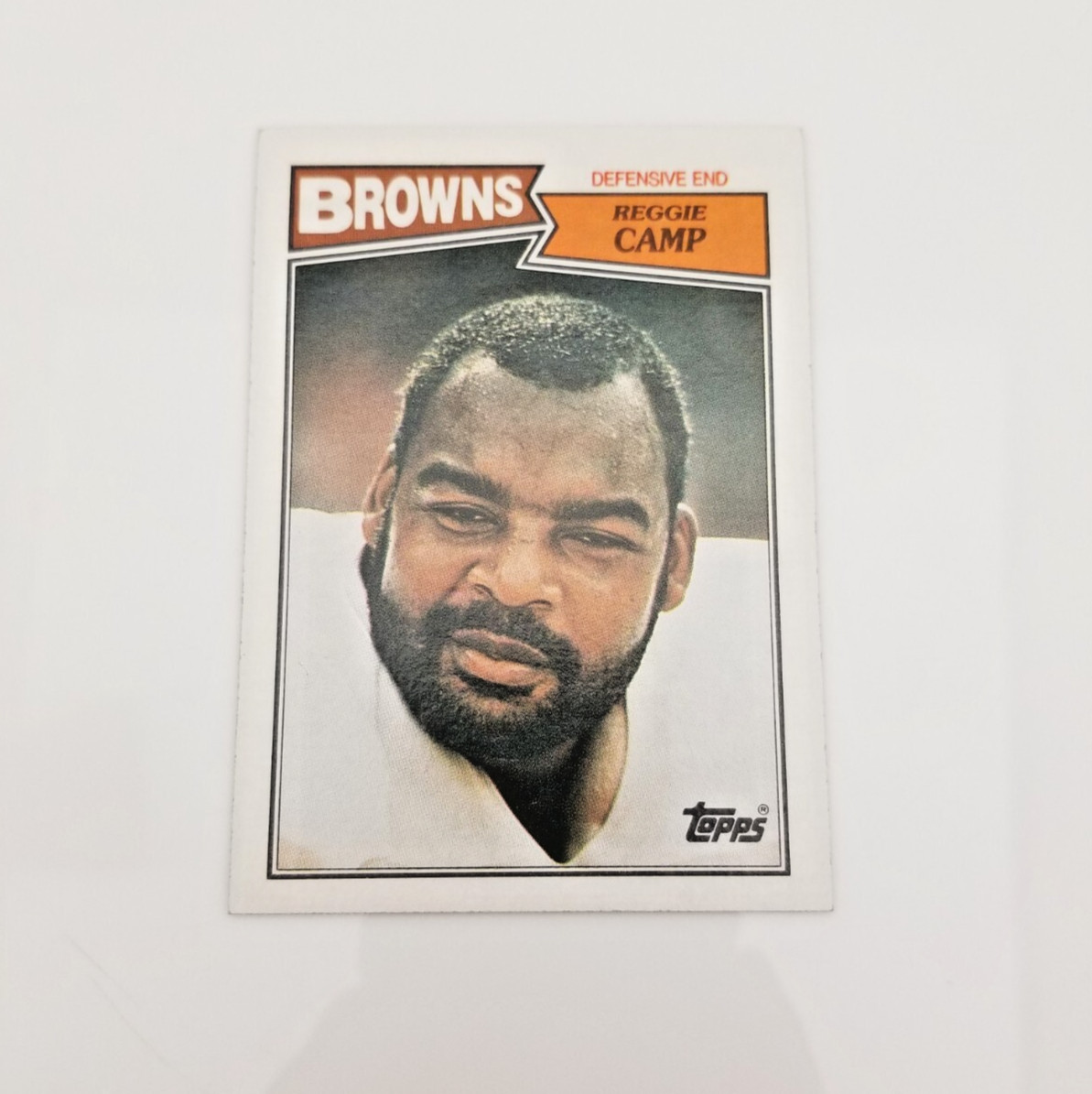 REGGIE CAMP 1987 Topps #88 Cleveland Browns NFL Football Sports Trading Card