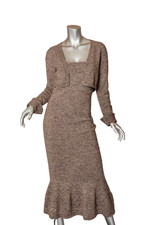 House of CB London 2-Pc Sweater Dress Size L w/Bolero Cardigan