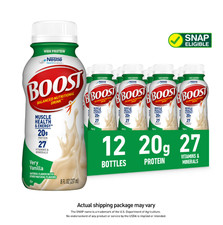 BOOST High Protein Nutritional Drink Vanilla 20g Protein 12x8 fl oz