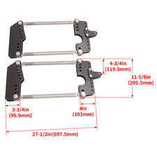 Rear Suspension Kit Universal Drag Race H.d. Parallel 4-link Adjustable