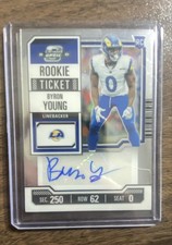 2023 Panini Contenders Optic - Rookie Ticket Autograph Byron Young #151 (AU, RC)