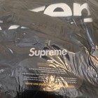 RARE Supreme Black Logo Duffle Bag OS Polyester Zip Adjustable Strap SS17 — photo 5