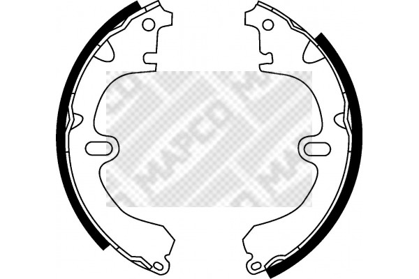Bremsbackensatz Hinten FüR Toyota Corolla Liftback Saloon Secca VI Liftback VII-image