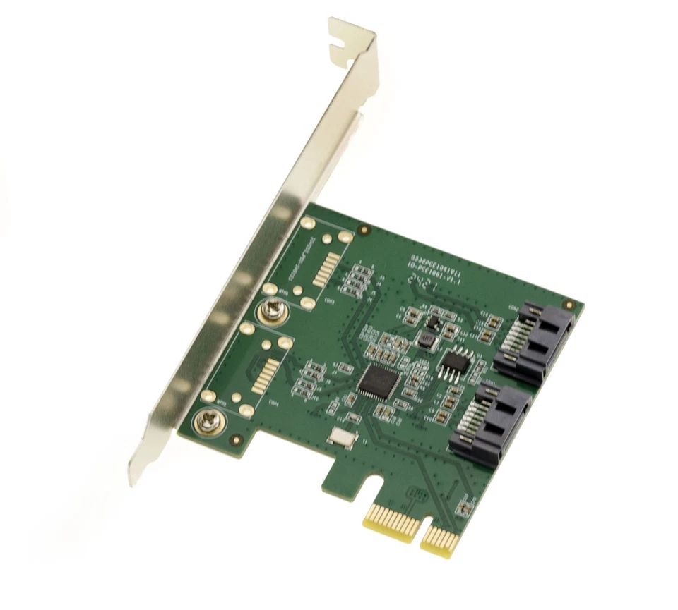 PCIe RAID SATA III Controller 6GB /// 2 Ports /// ASM1061R High Low Profile - Image 4 of 4