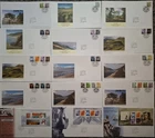 GB 2004-2020 15 x Regional FDC Collection With Inserts Crisp!
