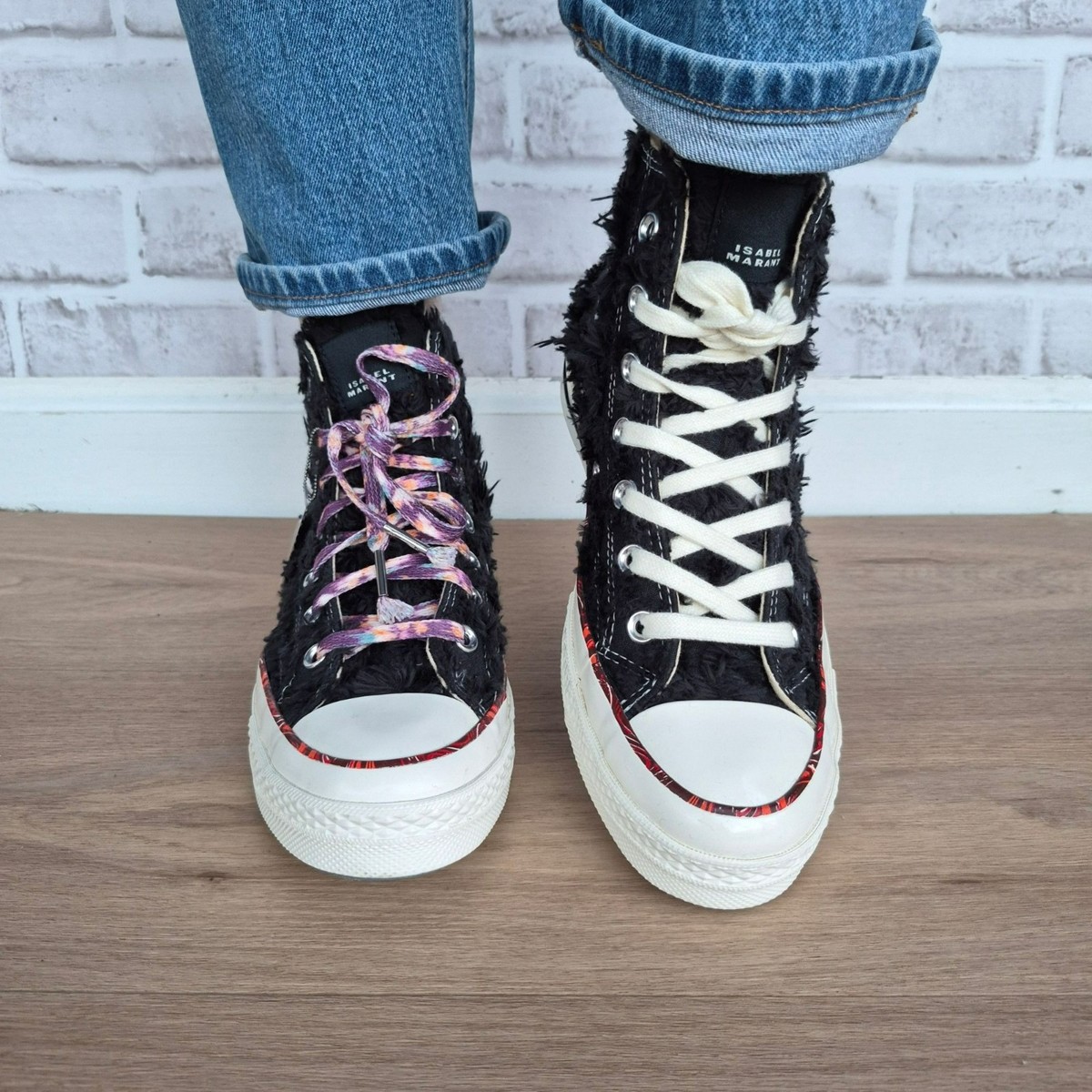 ⭐Converse X Isabel Marant Chuck 70 Hi Raven 6.5 Mens shoes Sneaker Black A10799C ⭐Converse X Isabel Marant Chuck 70 Hi Raven 6 Men main image 2