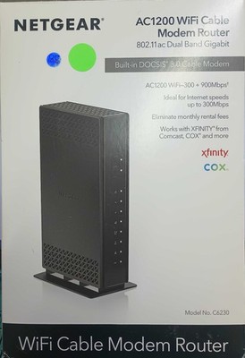 NETGEAR - AC1200 Router with 16 x 4 DOCSIS 3.0 Cable Modem - Black