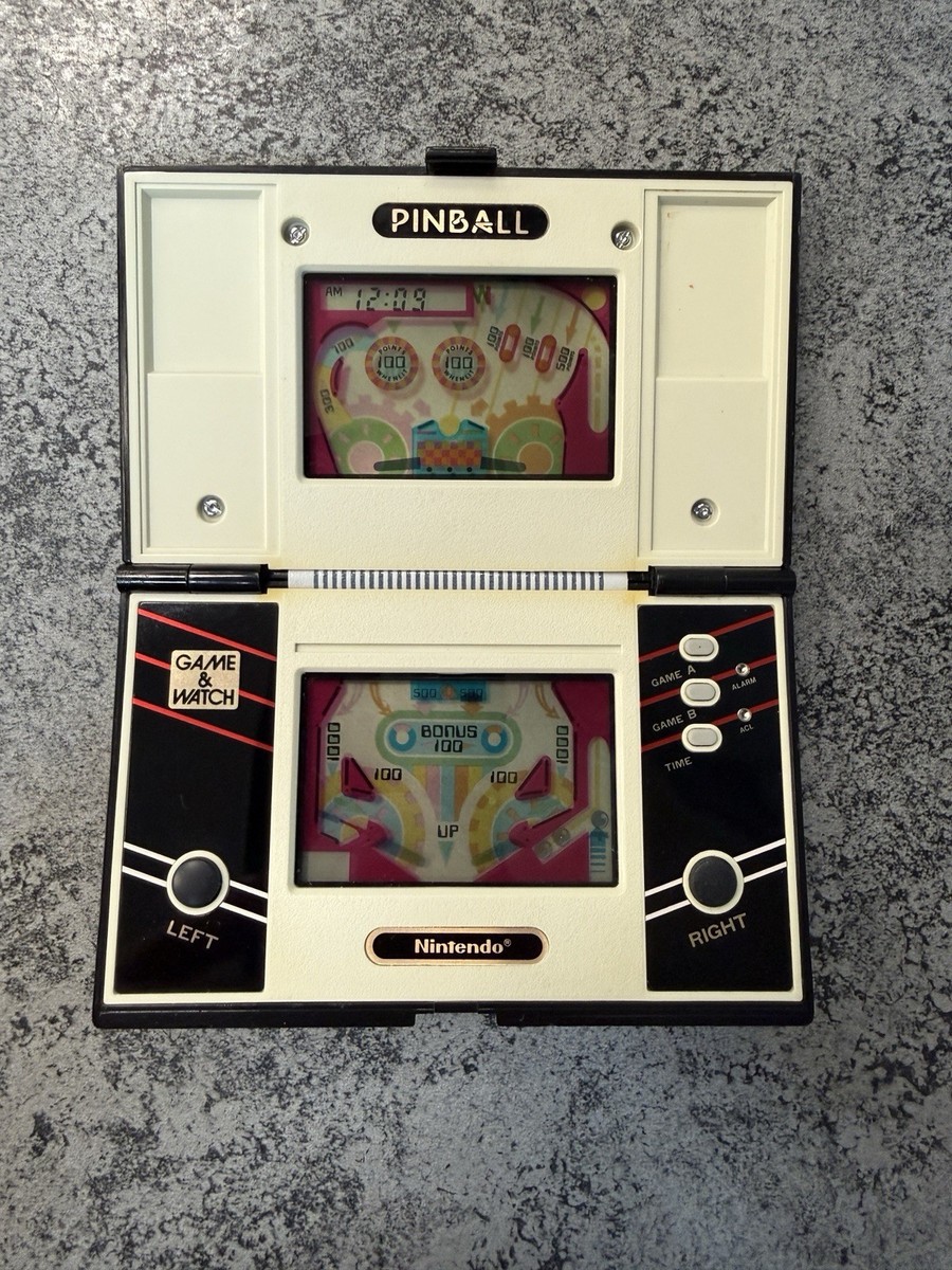 Nintendo Game & Watch Pinball PB-59 (1983) Multi Screen - WORKS