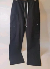 Two Pair of The Figs Technical Collection Scrub Pants Adult M Medium Black 