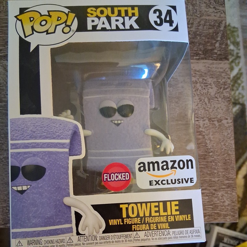 Funko Pop! South Park Towelie #34 Flocked Amazon Exclusive