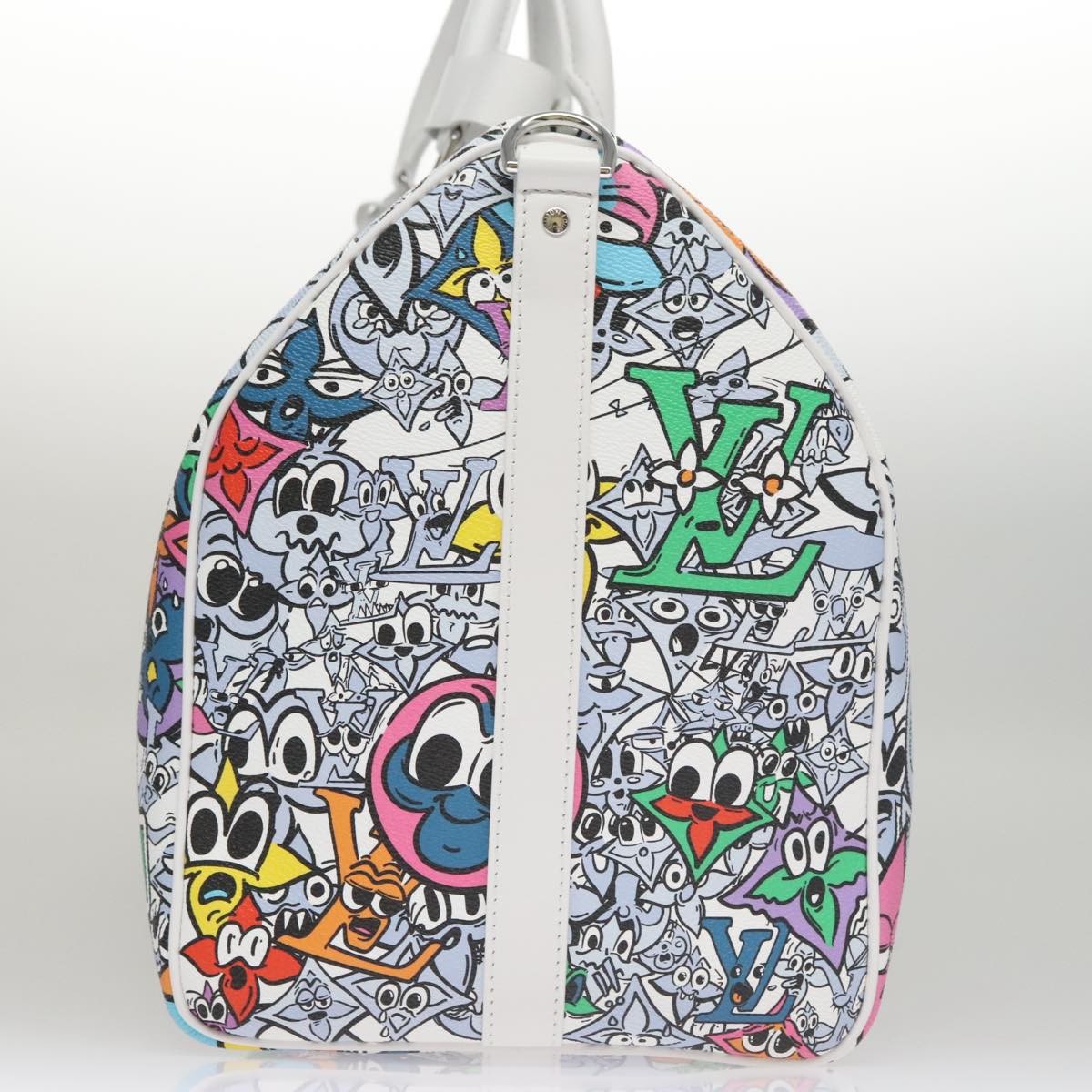LOUIS VUITTON Monogram Comics Keepall Bandouliere 50 Bag M21863 LV Auth 95131SM image 3