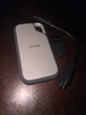 SanDisk Extreme Portable 1TB External USB-C NVMe SSD Grey